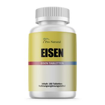 Pro Natural Eisen – 180 Tabletten